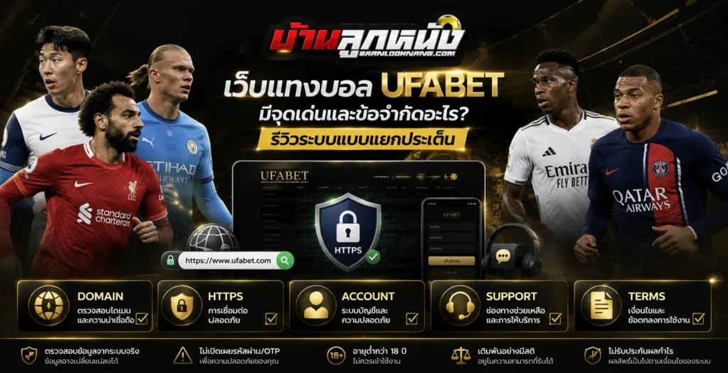 เว็บแทงบอล ufabet